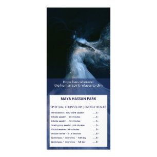 Carte Publicitaire Entre la Terre et les Étoiles Ange ailé