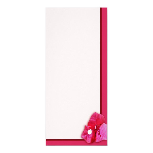Carte Publicitaire Fleur de bouganvillée (Devant)