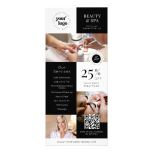 Carte Publicitaire Flyer de marketing commercial pour les services de