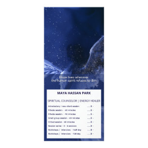 Carte Publicitaire Grâce infinie Ange ailé