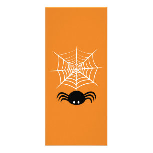 Carte Publicitaire Illustration d'araignée d'Halloween effrayante