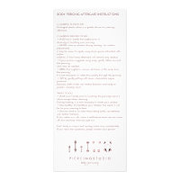 Instructions de soins après perçage de bijoux en a