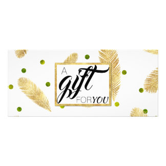 Carte Publicitaire Joyeux Noël Gold Parties scintillant Fir Branche C