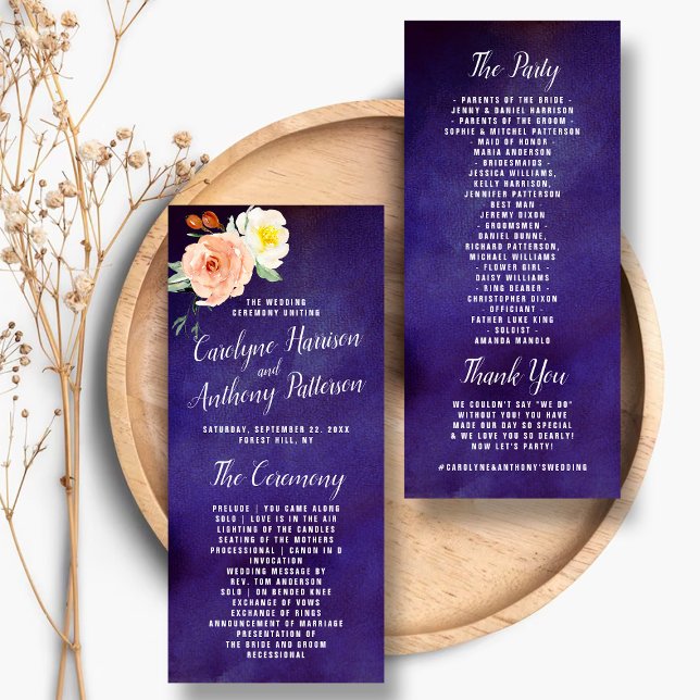 Carte Publicitaire La collection de Mariages Romance In Bloom - Progr (Créateur téléchargé)