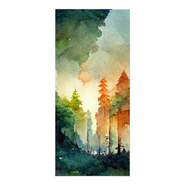 Carte Publicitaire La forêt (nature) (Devant)