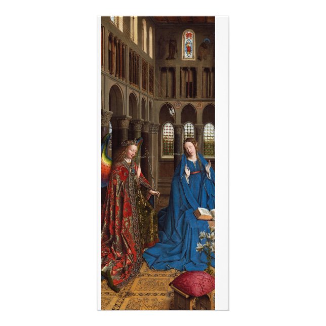 Carte Publicitaire L'Annonciation de Van Eyck Premium Lumière de Cath (Devant)