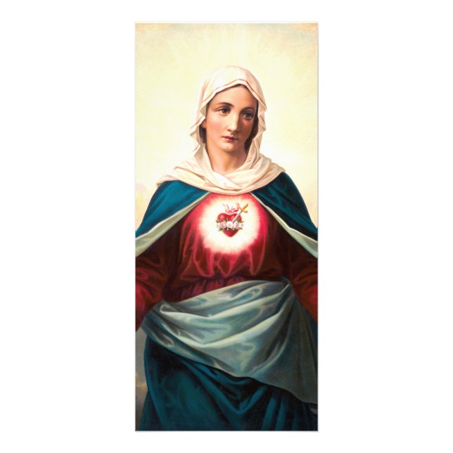 Carte Publicitaire Le Cœur immaculé de Marie (Devant)