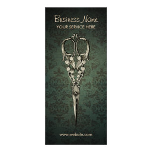 Carte Publicitaire Le salon de coiffure élégant et élégant du cis