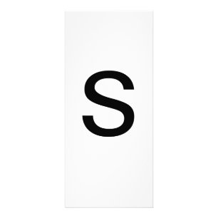 Carte Publicitaire LETTRE Alphabet S - Fiche d'éducation à l'apprenti