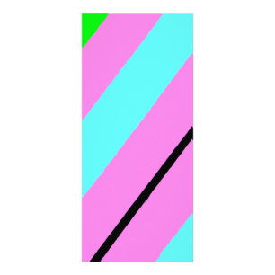 Carte Publicitaire Lignes colorées