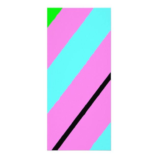 Carte Publicitaire Lignes colorées (Devant)