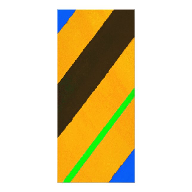 Carte Publicitaire Lignes orange (Devant)