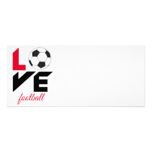Carte Publicitaire Love football