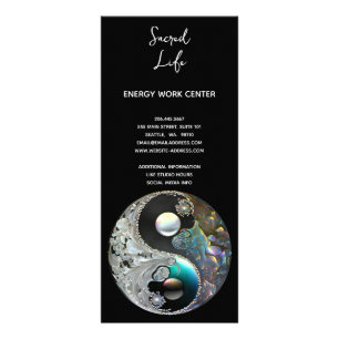 Carte Publicitaire Lumière et Ombre Yin Yang
