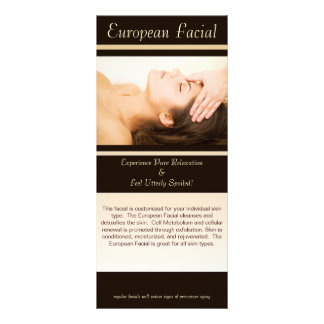 Carte Publicitaire Massage facial européen, massage facial européen,