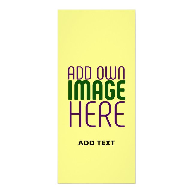 CARTE PUBLICITAIRE MODÈLE TEXTE MODERNE PASTEL JAUNE D'IMAGE (Devant)