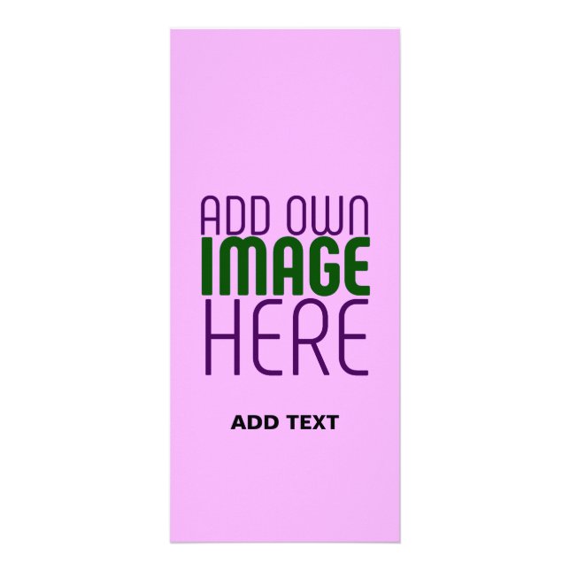 CARTE PUBLICITAIRE MODERNE ÉDITABLE SIMPLE MAUVE IMAGE MODÈLE TEXTE (Devant)