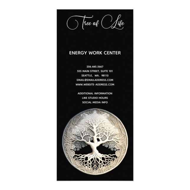 Carte Publicitaire Moonlight Remembered | Arbre de Vie (Dos)