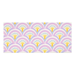 Carte Publicitaire Motif de coquille de couleur pastel