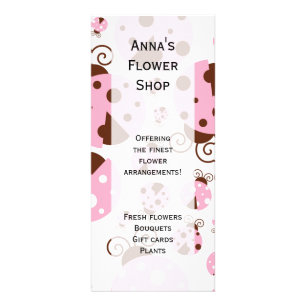 Carte Publicitaire Motif De Ladybugs, Mignons Ladybugs, Pink Ladybugs