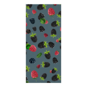 Carte Publicitaire Motif framboise 2