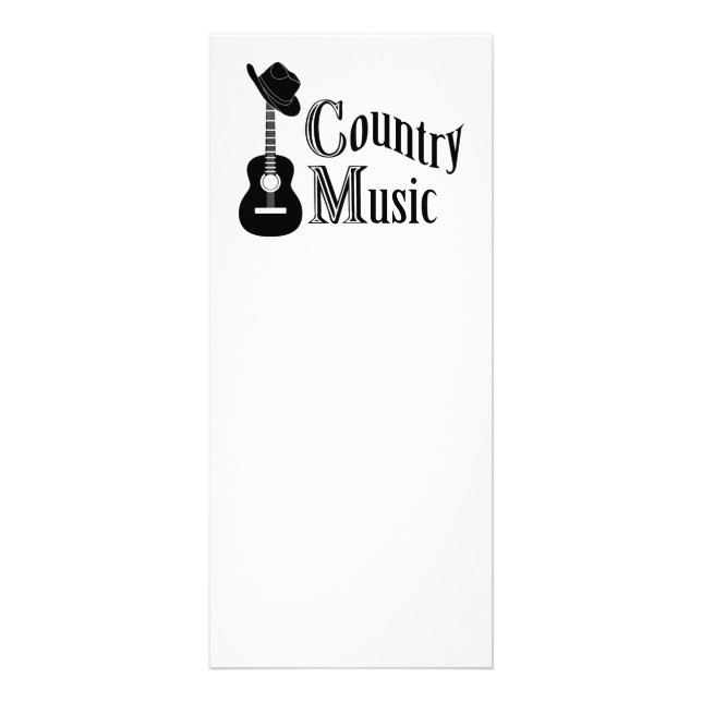 Carte Publicitaire Musique country (Devant)