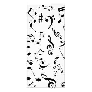 Carte Publicitaire Notes de Musique 3