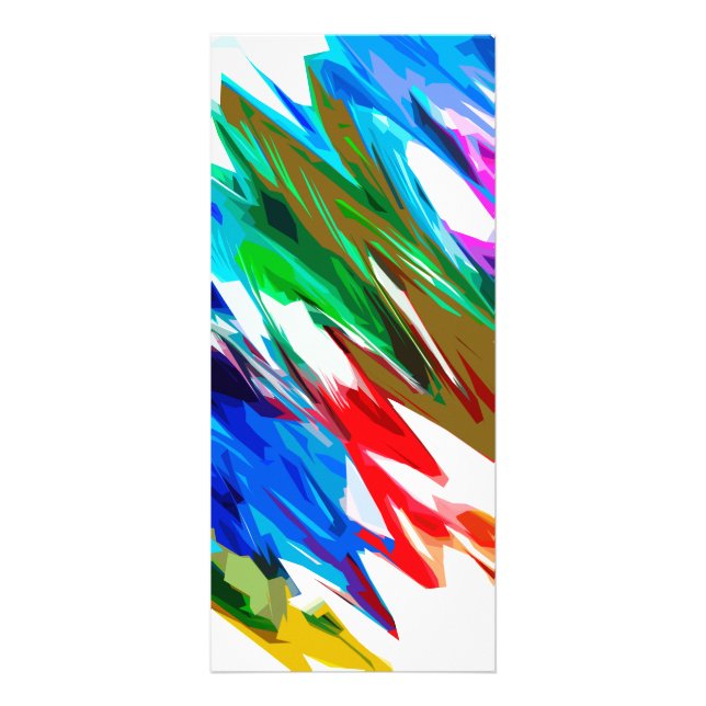 Carte Publicitaire Ondes colorées (Devant)