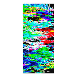 Carte Publicitaire Ondes colorées
