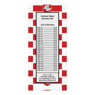 Carte Publicitaire Pagonya Drapeau Biélorussie Cavalier Blanc Biéloru