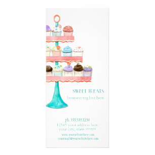 Carte Publicitaire Paquet d'affaires Cupcake Dessert Baking Bakery