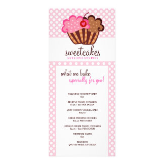 Carte Publicitaire Petit gâteau doux Rackcard de 311 gâteaux