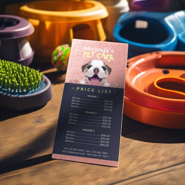 Carte Publicitaire Petit Poly Chien Entretien pour animaux de compagn (Créateur téléchargé)