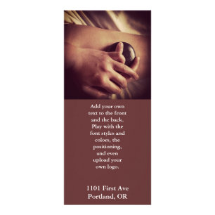 Carte Publicitaire Photo en pierre chaude de massage