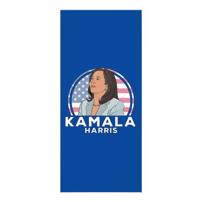 Carte Publicitaire Politique Kamala Harris (Devant)