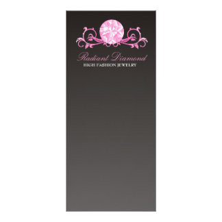 Carte Publicitaire Rayonnement rose du diamant 311