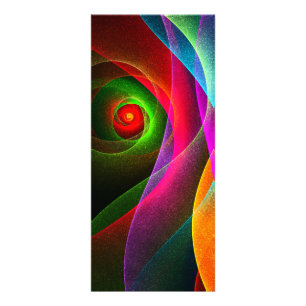 Carte Publicitaire Red Green Orange Modern Abstrait Art Motif #22