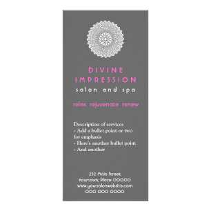 Carte Publicitaire Rose divin d'impression promotionnel