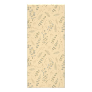 Carte Publicitaire Sage Botanique Eucalyptus Fleur Pressée Minimalist
