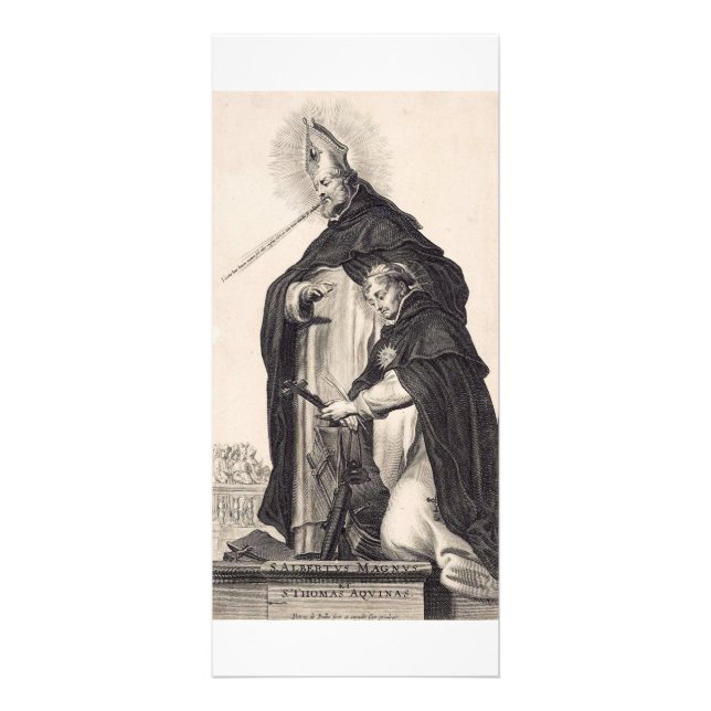 Carte Publicitaire Saint Albert le Grand et saint Thomas d'Aquin (Devant)