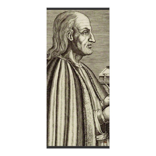 Carte Publicitaire Saint Anselme de Canterbury Docteur de l'Église (Devant)