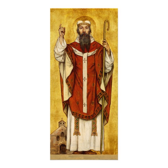 Carte Publicitaire Saint Boniface de Mayence - Patron des éducateurs (Devant)
