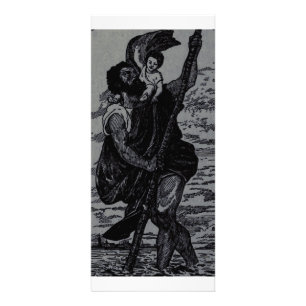 Carte Publicitaire Saint Christopher par Titien
