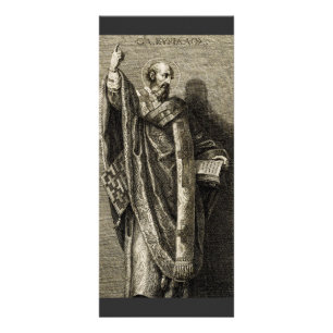 Carte Publicitaire Saint Cyrille de Jérusalem Art Graphique Sacré