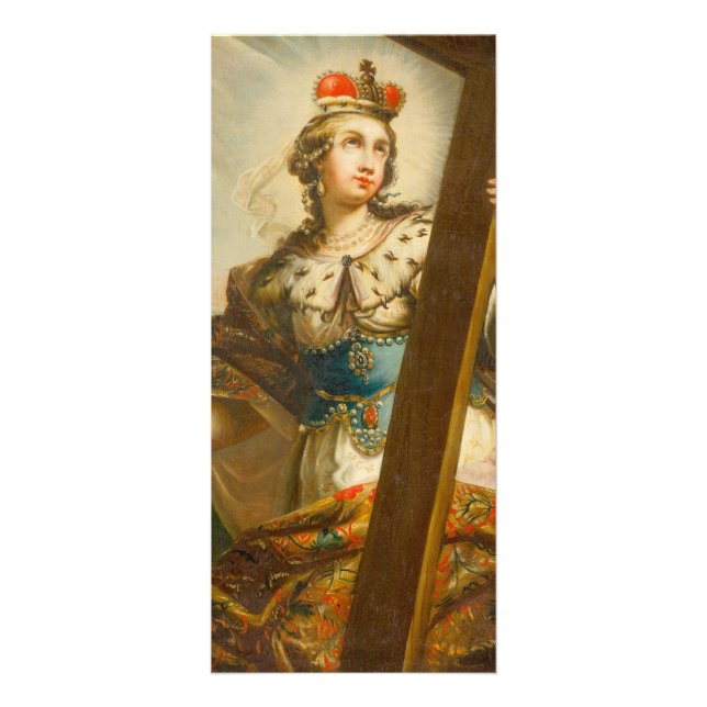 Carte Publicitaire Sainte-Hélène de Constantinople avec croix (Devant)