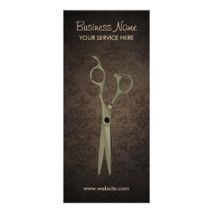 Carte Publicitaire Salon de coiffure des Arrière - plans à scandale