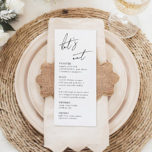 Carte Publicitaire Script minimaliste moderne et Whimsical