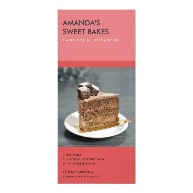 CARTE PUBLICITAIRE SERVICE DE TARIFS MODERNE DE CUISINE ROUGE ROUGE (Dos)