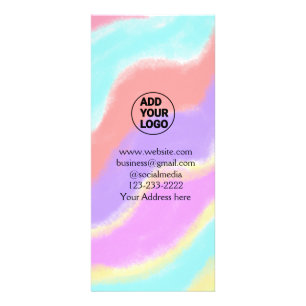 Carte Publicitaire simple et minimal ajouter votre logo/design ici te