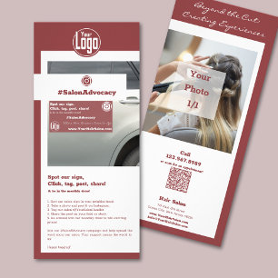 Carte Publicitaire Smoky Topaz et White Hair Campagne #SalonAdvocacy